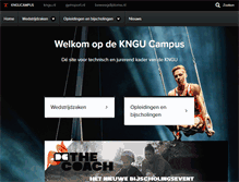 Tablet Screenshot of kngucampus.nl